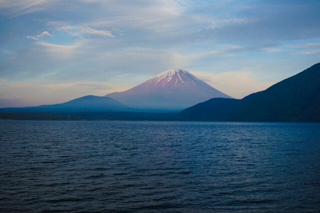 本栖湖 富士山