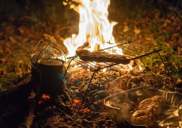 solo camp meal